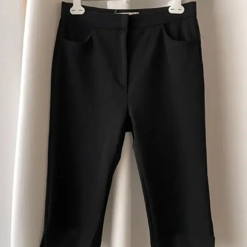[BUNJANG] Black Capri Pants - Size S / 새상품 - 블랙 카프리 팬츠 S (6부 입문용왕추천)