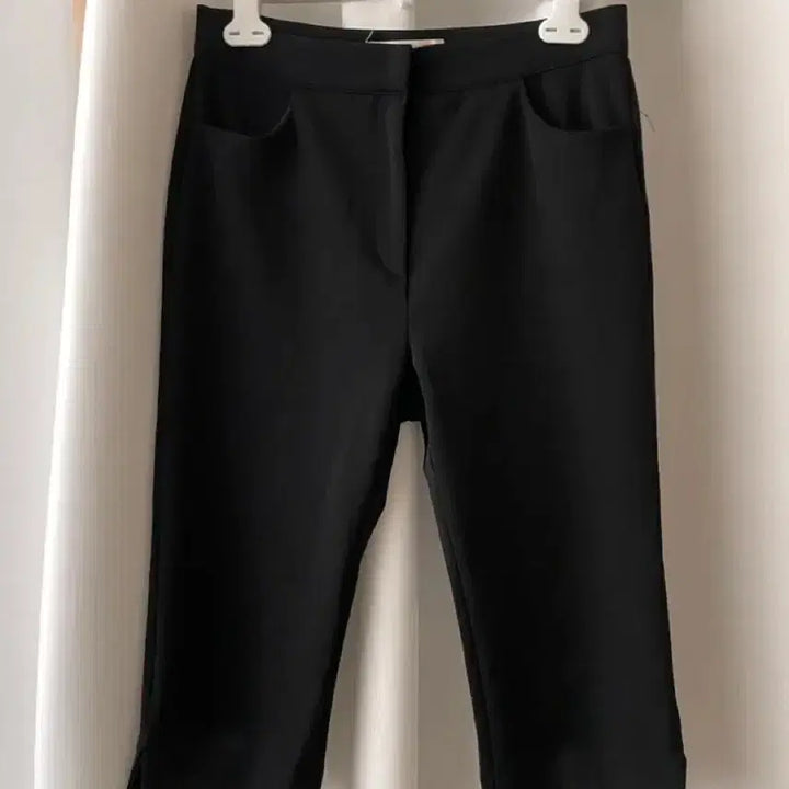 [BUNJANG] Black Capri Pants - Size S / 새상품 - 블랙 카프리 팬츠 S (6부 입문용왕추천)