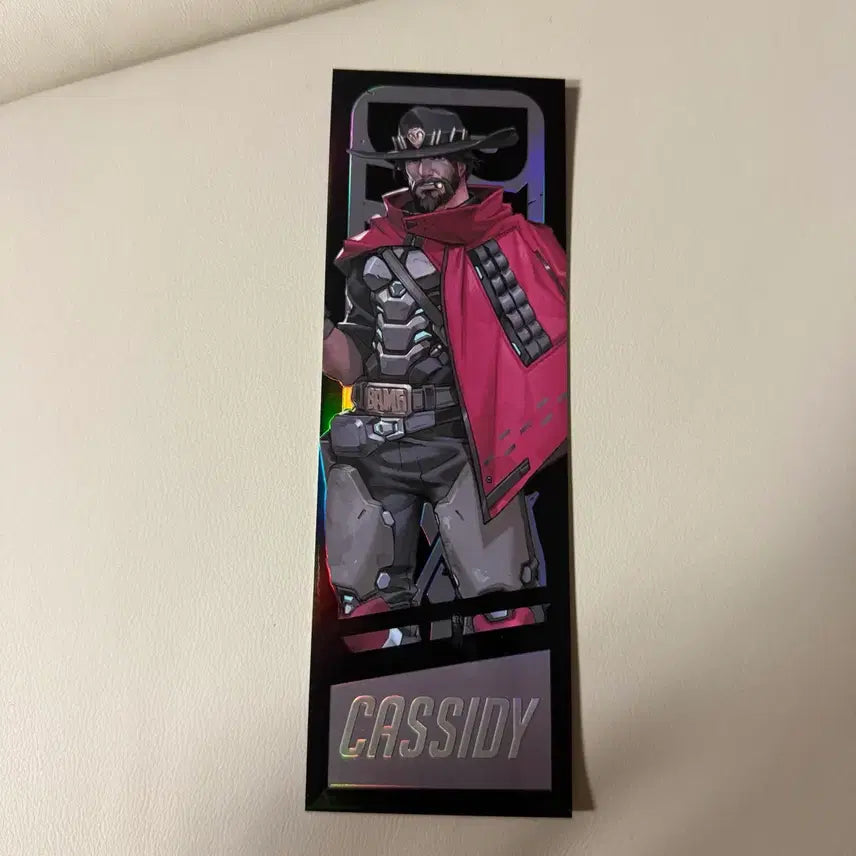 [BUNJANG] Overwatch Official Goods Cassidy Hologram Ticket / 오버워치 공식굿즈 홀로그램 티켓 캐서디(맥크리)
