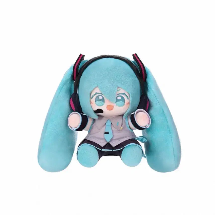 [BUNJANG] Qbaby Hatsune Miku Plush Doll (15cm) / 피아프로 캐릭터즈 미니돌 공식 Qbaby 하츠네 미쿠 봉제인형 누이