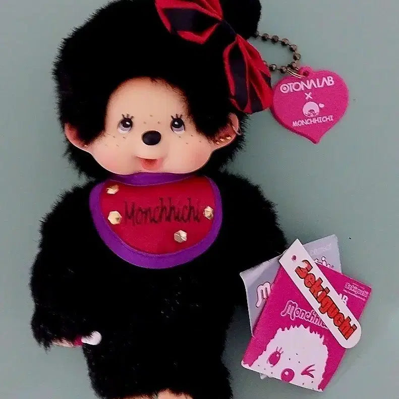 [BUNJANG] Otani Lab Collaboration Monchhichi Black / 고전 오토나랩 콜라보 몬치치 블랙