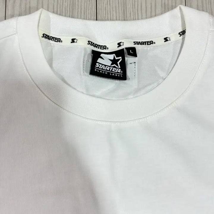 [BUNJANG] Starter White Short Sleeve T-Shirt (Size L) / 스타터 반팔 L 미사용 화이트