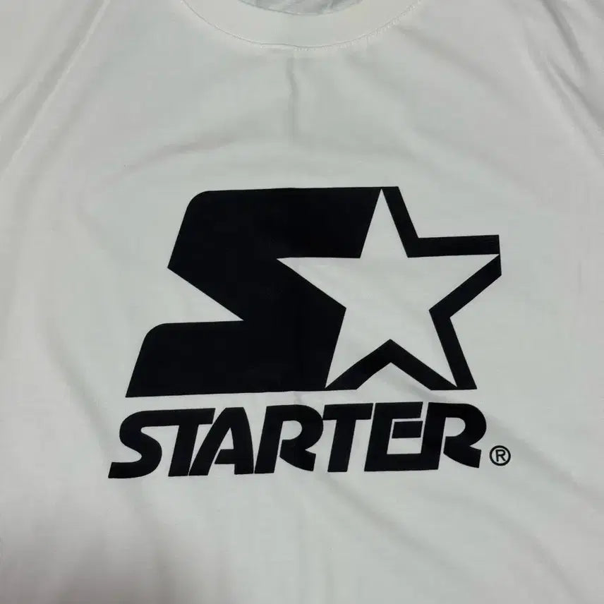[BUNJANG] Starter White Short Sleeve T-Shirt (Size L) / 스타터 반팔 L 미사용 화이트