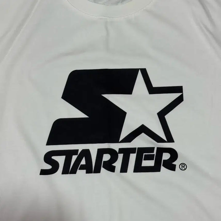 [BUNJANG] Starter White Short Sleeve T-Shirt (Size L) / 스타터 반팔 L 미사용 화이트