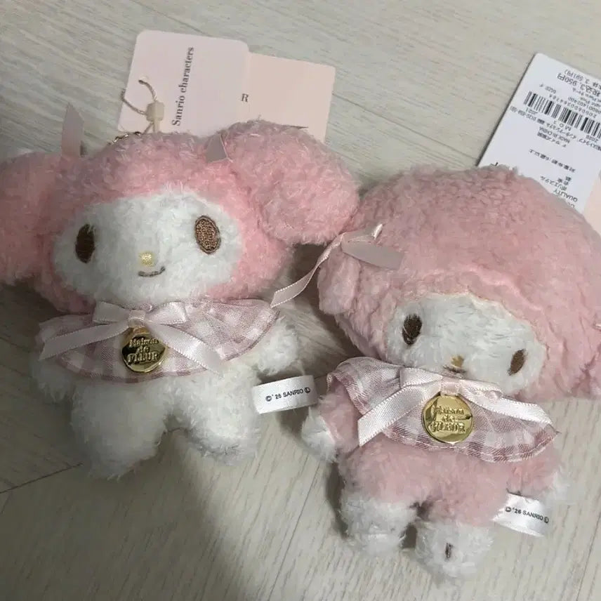 [BUNJANG] Sanrio Maison de Fleur My Melody Piano Doll Keyring Mascot / 산리오 메종 드 플뢰르 마이멜로디 피아노 인형키링 마스코트 인형