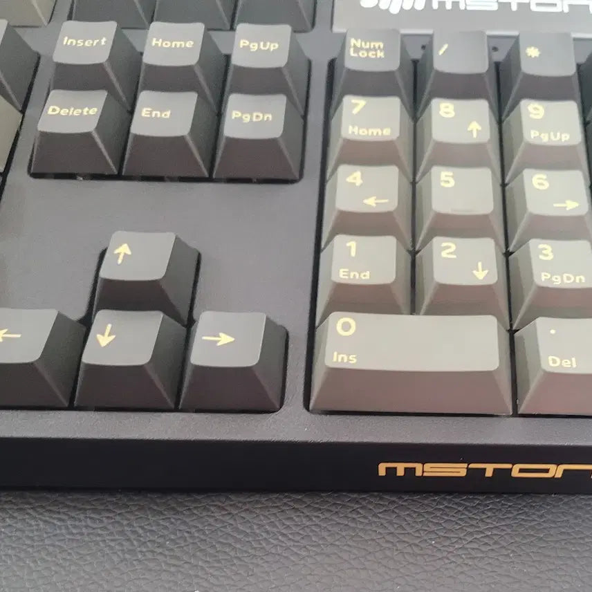 [BUNJANG] Mstone Groove F SF Silicone Black Yellow Edition Keyboard / 엠스톤 그루브 f sf 실리콘 풀윤활 블랙옐로우에디션