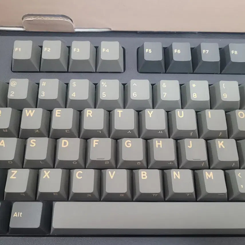 [BUNJANG] Mstone Groove F SF Silicone Black Yellow Edition Keyboard / 엠스톤 그루브 f sf 실리콘 풀윤활 블랙옐로우에디션