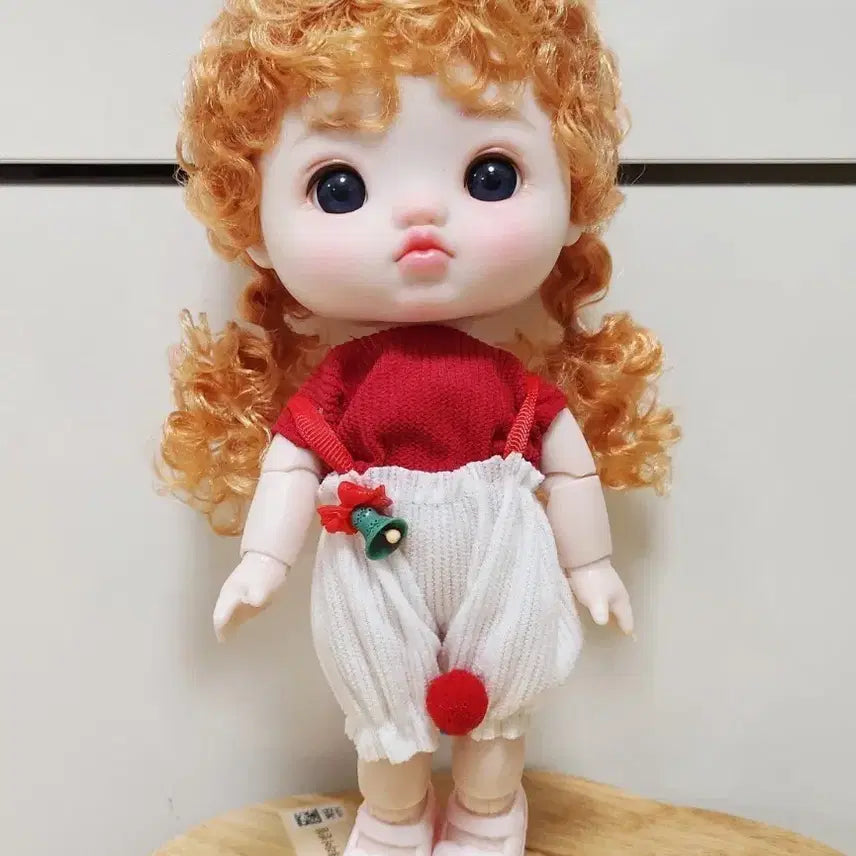 [BUNJANG] Baby Doll with Curly Blonde Hair / 베이비인형