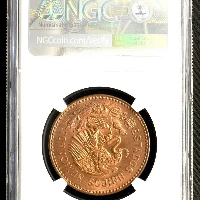 [BUNJANG] 1959 Mexico 50 Centavos Coin NGC MS64 RB / 1959 멕시코 50C 동전 NGC MS64 RB