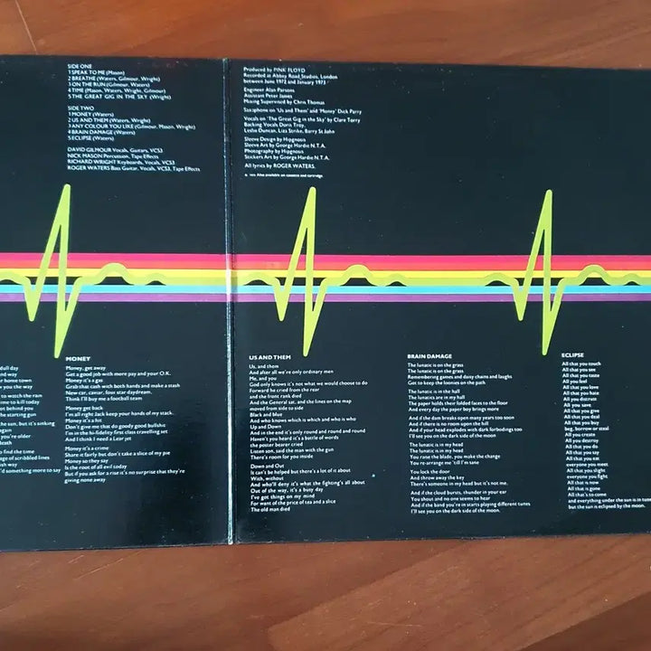 [BUNJANG] Pink Floyd The Dark Side of the Moon LP 1973 / 핑크플로이드Lp1973.nm-