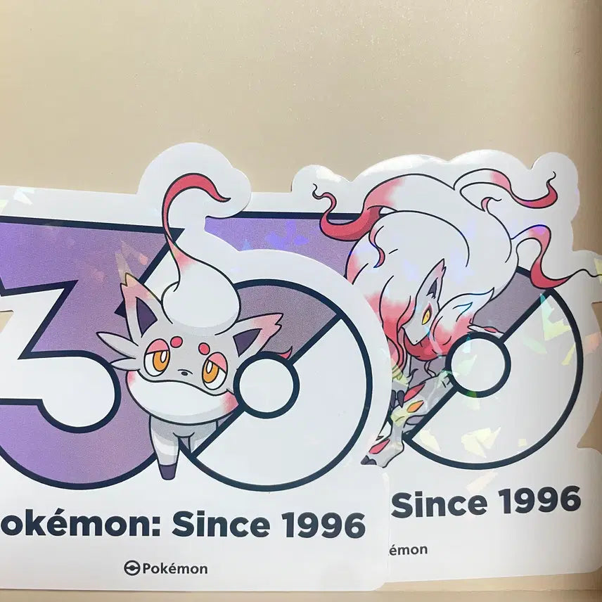 [BUNJANG] Pokemon 30th Anniversary Stickers / 포켓몬 30주년 스티커 팝니다