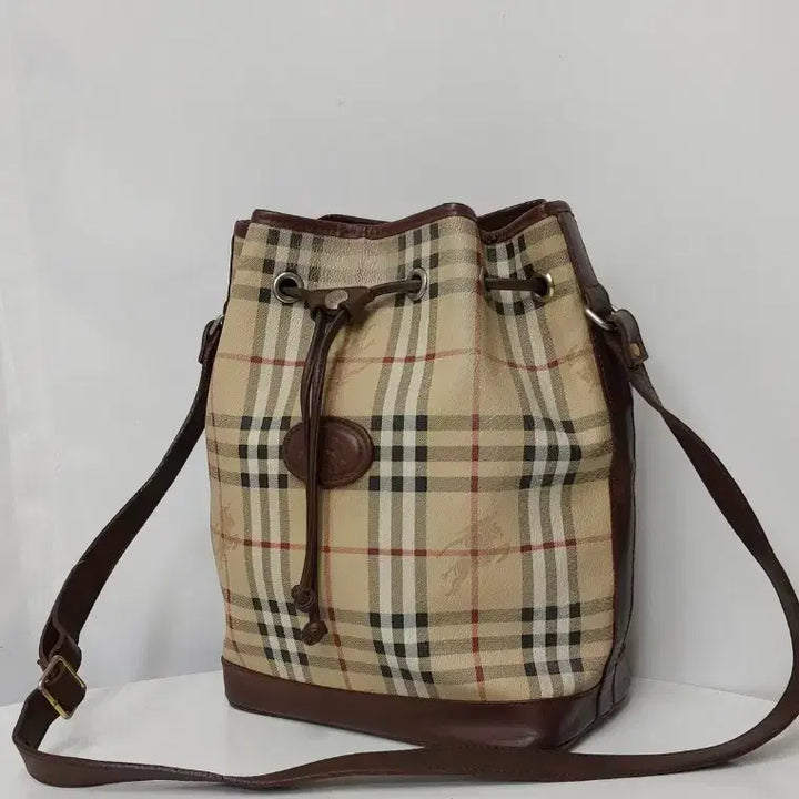 [BUNJANG] Burberry Check Bucket Crossbody Bag / 정품 버버리  버킷백 크로스백