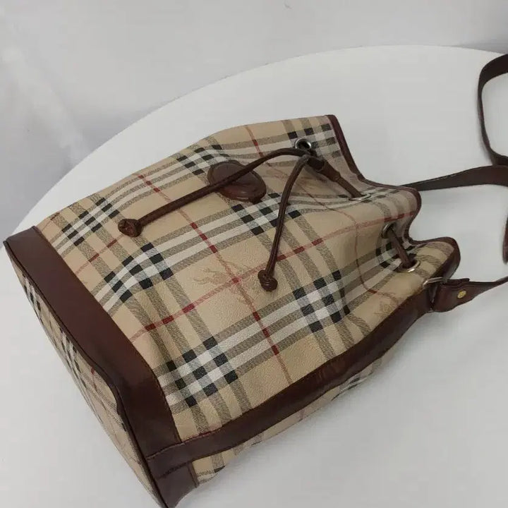[BUNJANG] Burberry Check Bucket Crossbody Bag / 정품 버버리  버킷백 크로스백