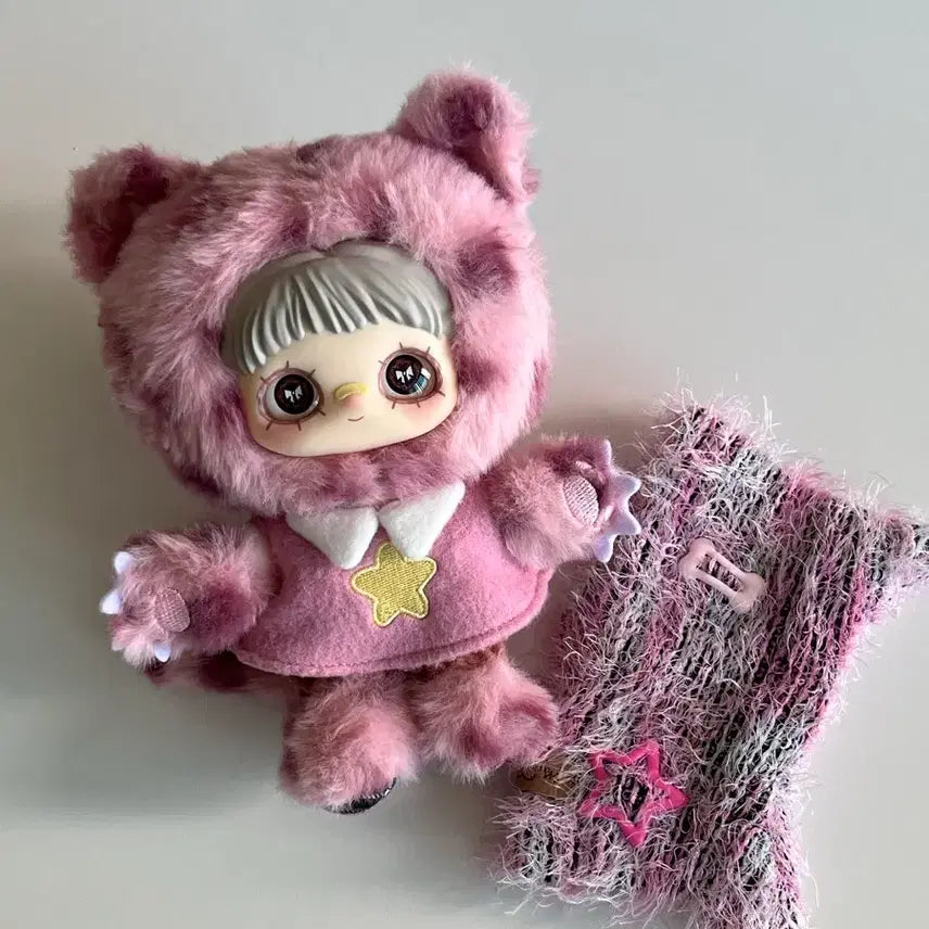 [BUNJANG] MeiMei Kitten Academy Pink Nyan Plush / 메이메이 키튼 아카데미 학원시리즈_핑크냥이
