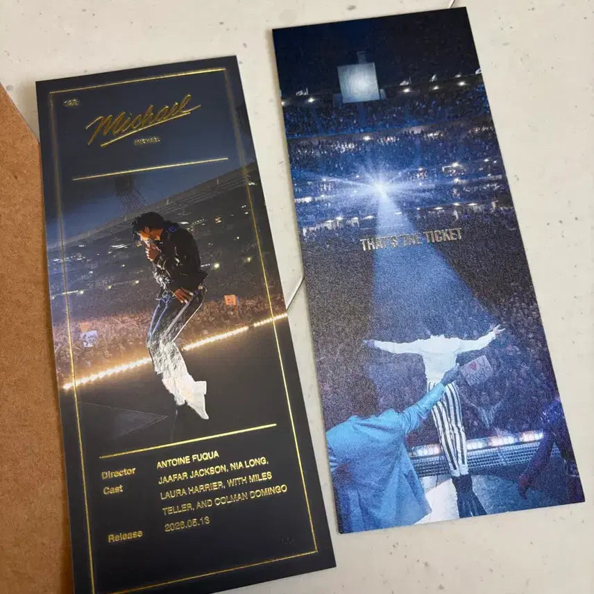 [BUNJANG] Michael IMAX Poster + TTT Bundle Set / 마이클 아이맥스 IMAX 포스터 + TTT 삼티 일괄