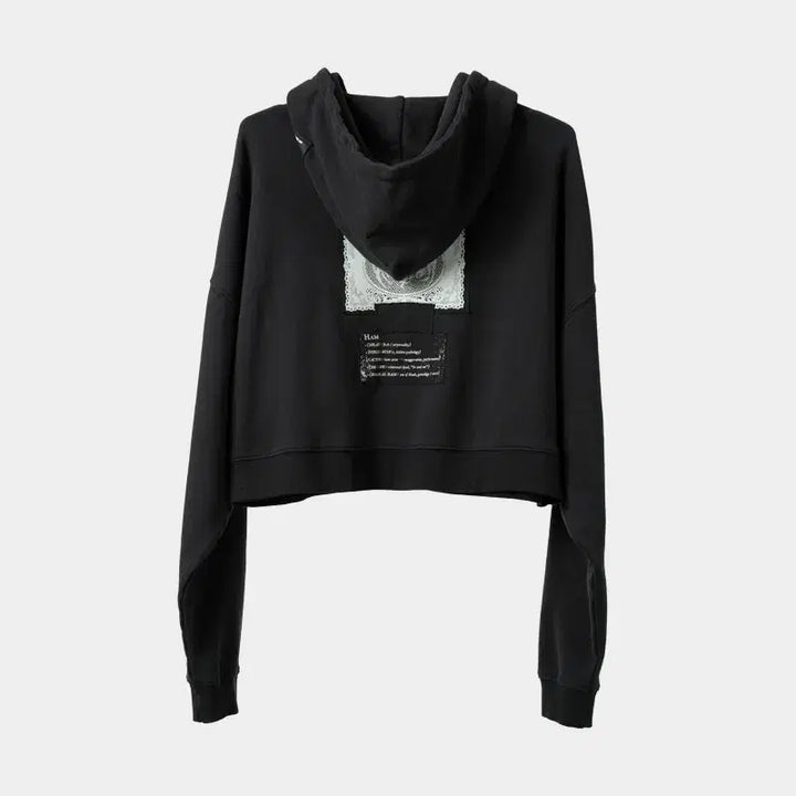 [BUNJANG] Zutto Mayoi Baboon Crop Hoodie Zip-up / 즛토마요 바봉 크롭 후드집업