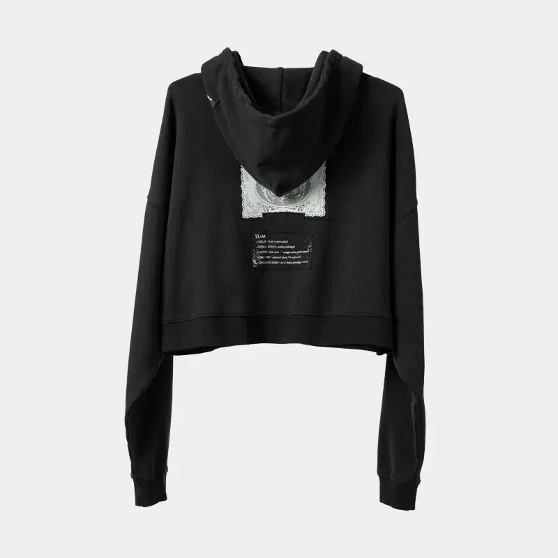 [BUNJANG] Zutto Mayoi Baboon Crop Hoodie Zip-up / 즛토마요 바봉 크롭 후드집업