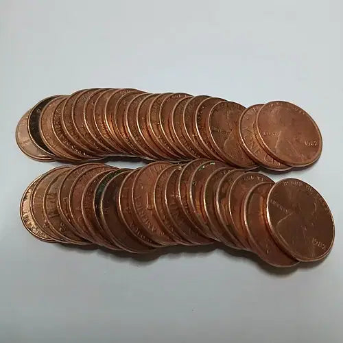 [BUNJANG] 1982 Lincoln Penny Copper (CU) Bundle - 50 Coins (1 Roll) / 링컨페니 1982년도 CU 3.1g