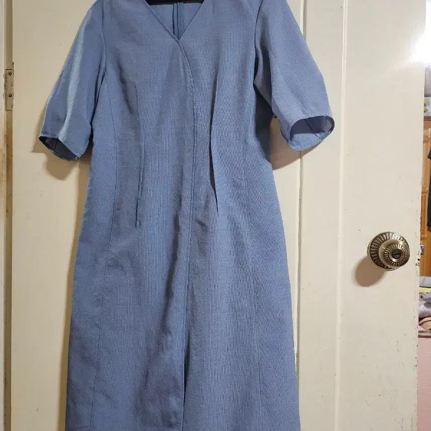 [BUNJANG] Jigott V-Neck Dress (55) / 미착용)지고트 v넥 원피스55