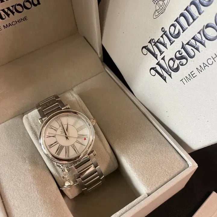 [BUNJANG] Vivian DWVV006PSLSL Silver Metal Watch / 비비안 DWVV006PSLSL 심플실버메탈