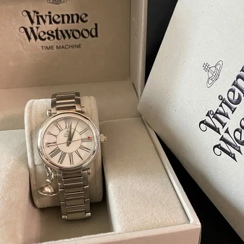 [BUNJANG] Vivian DWVV006PSLSL Silver Metal Watch / 비비안 DWVV006PSLSL 심플실버메탈