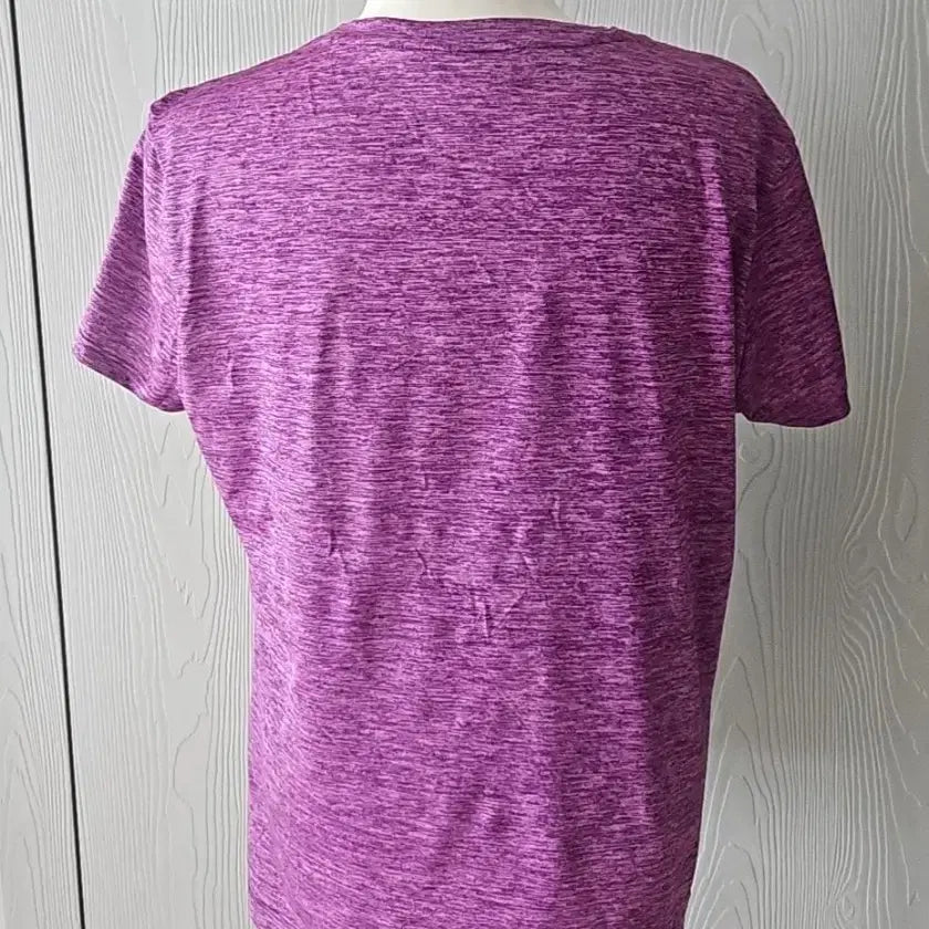 [BUNJANG] Merrell Purple V-Neck Short Sleeve T-Shirt / 메렐 퍼플 브이넥 반팔 티셔츠 95사이즈