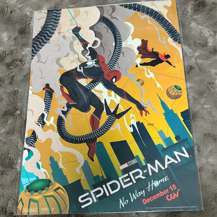 [BUNJANG] Spider-Man: No Way Home Special Limited Poster CGV / 스파이더맨 노웨이홈 스페셜 리미티드 포스터 cgv