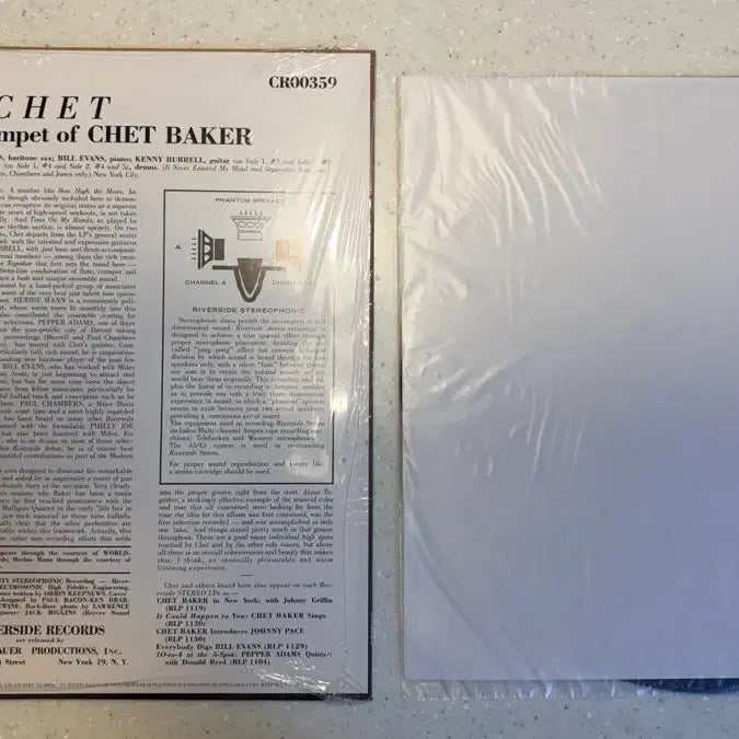 [BUNJANG] Chet Baker Chet (1959) Craft Recordings 180g LP / 재즈 LP 쳇 베이커 Chet Baker - Chet (크래프트)