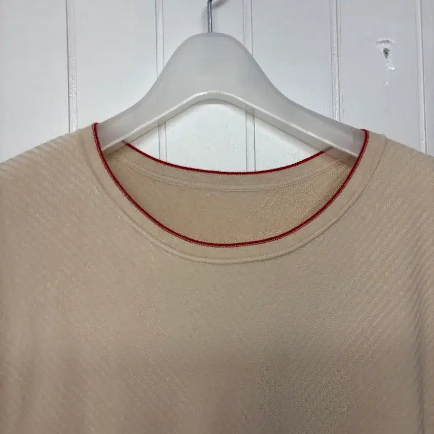 [BUNJANG] Laciento Colorblock Knit Vest / Laciento 라시엔토 아이보리 레드 배색 니트 조끼 여성100(88)