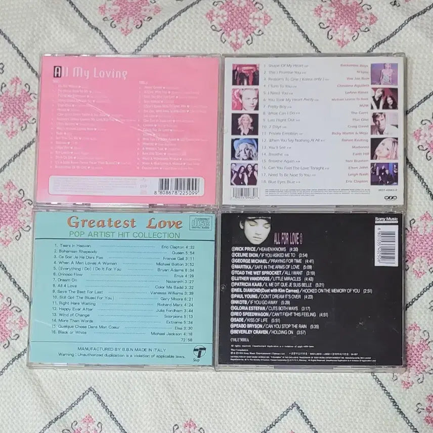 [BUNJANG] Pop Song Compilation CD Collection / 팝송 컴필레이션 시디 모음