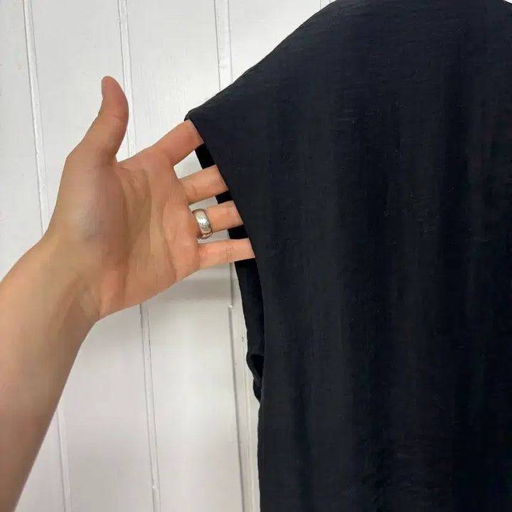 [BUNJANG] COS Black Lyocell Blend Blouse EUR 34 / COS 블랙 리셀 블라우스 EUR 34(44-마른55)