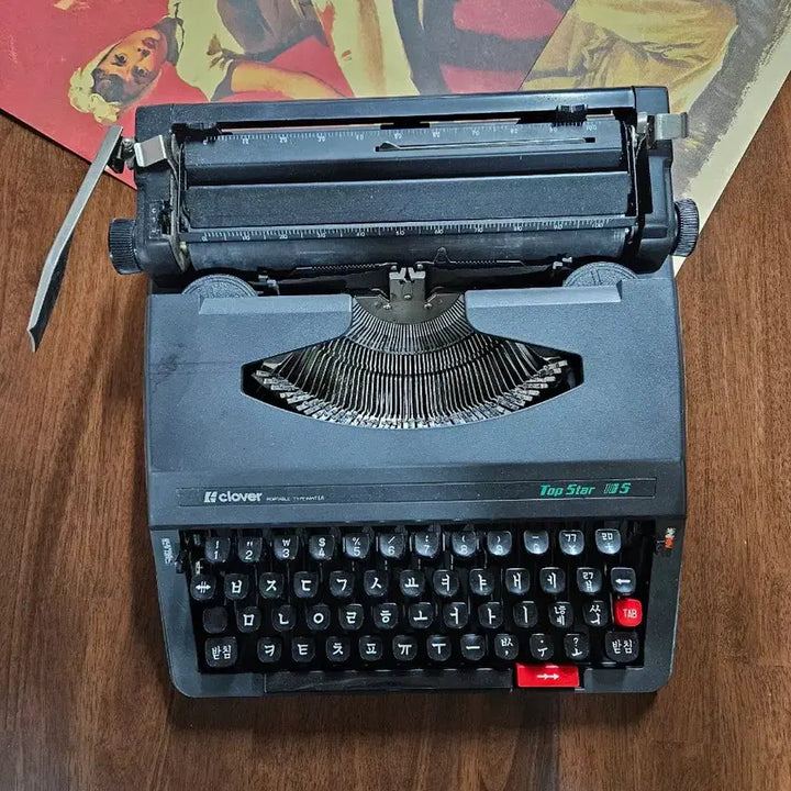 [BUNJANG] Clover Top Star 10S Korean Typewriter / 크로바 탑스타 한글 타자기