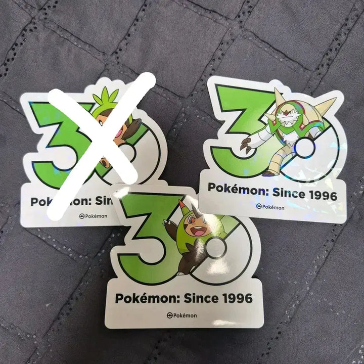 [BUNJANG] Pokemon 30th Anniversary Sticker Set - Doduchu, Brigaron / 포켓몬 30주년 기념 스티커 도치보구 브리가론 판매/교환