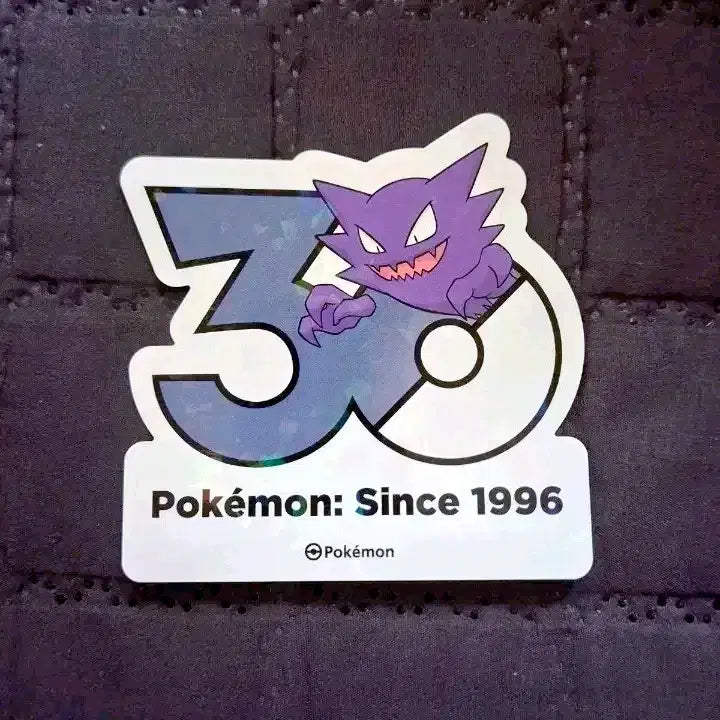 [BUNJANG] Pokemon 30th Anniversary Ghost Sticker / 포켓몬 30주년 기념 스티커 고우스트 판매/교환