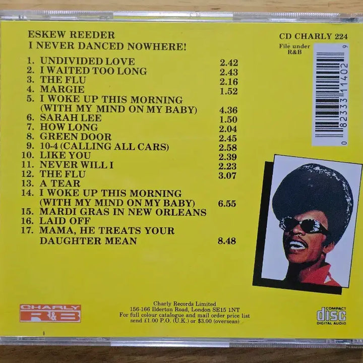 [BUNJANG] Eskew Reeder I Never Danced Nowhere! UK CD / CD 음반 Eskew Reeder 에스큐 리더 - I Never Danced Nowhere! 영국반