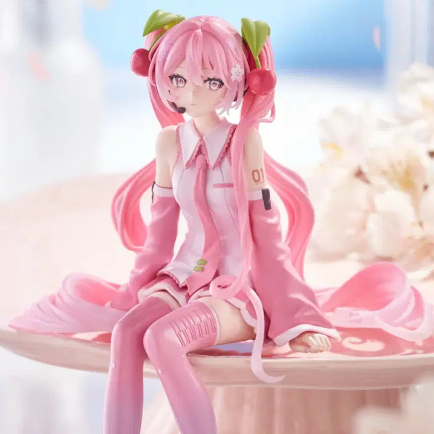 [BUNJANG] FURYU Sakura Miku 2026 Noodle Stopper Figure (Sealed) / 미개봉) 후류 2026 사쿠라 미쿠 누들스토퍼 피규어