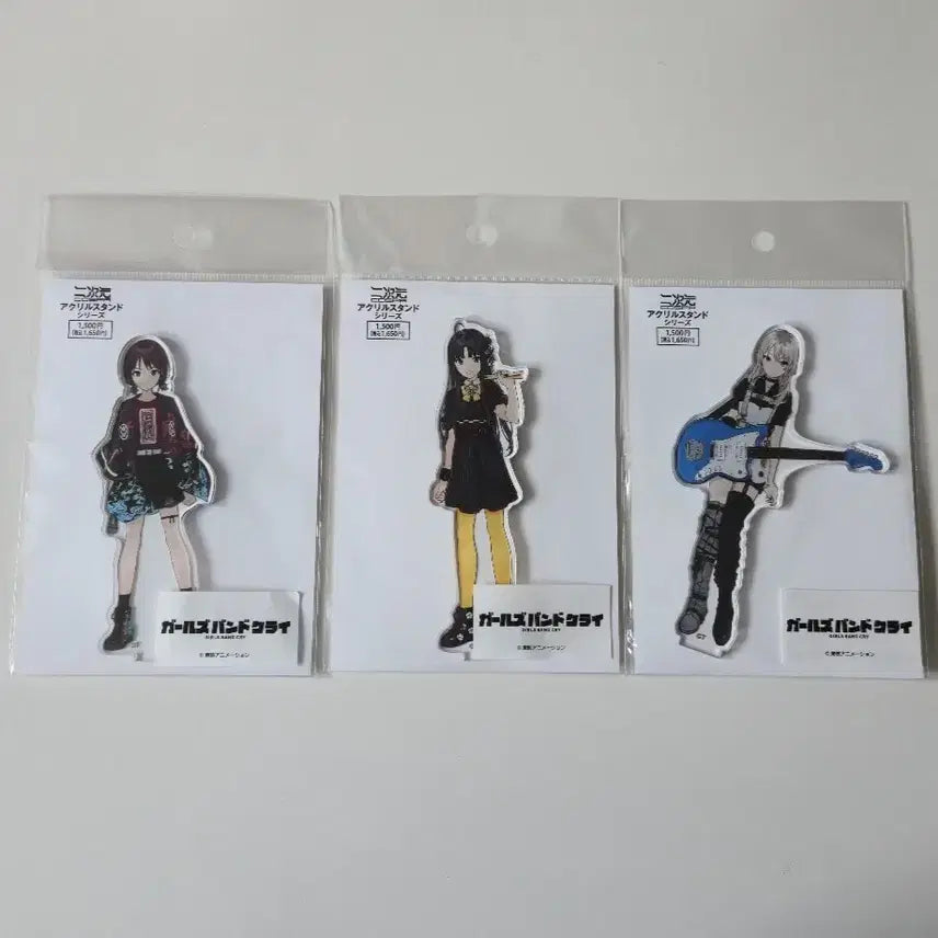 [BUNJANG] Bocchi the Rock! Nina Subaru Momoka Acrylic Stand Bundle Set / 걸즈밴드크라이 니나 스바루 모모카 아크릴스탠드 일괄