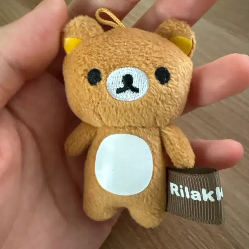 [BUNJANG] Mini Rilakkuma Plush Keychain / 미니 리락쿠마 인형 키링