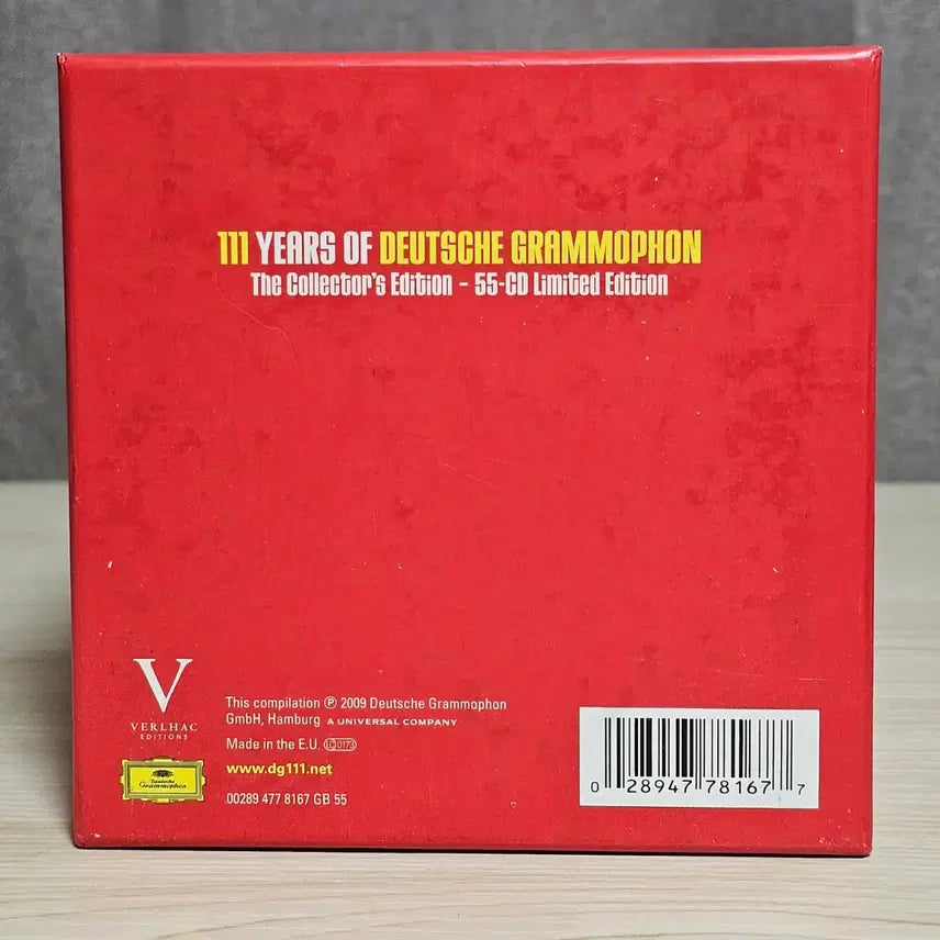 [BUNJANG] Deutsche Grammophon 111th Anniversary Edition 55 CD Box Set / 도이치 그라모폰 111주년 기념반 55 CD 박스세트