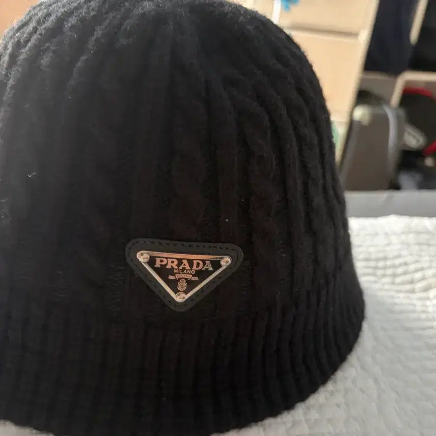[BUNJANG] Prada Wool Bucket Hat Black / 프라다 울 버킷햇