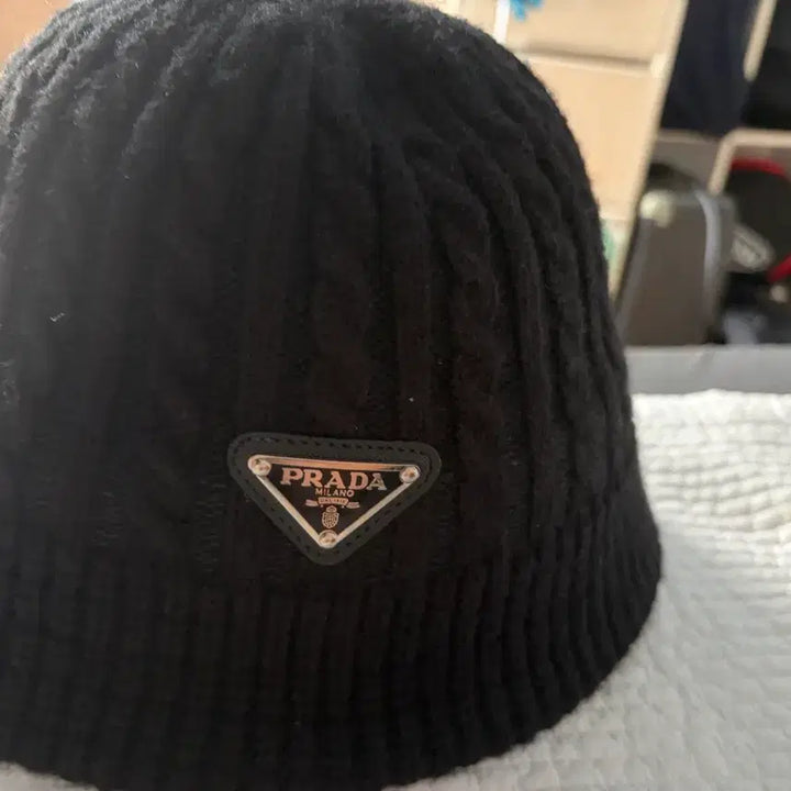 [BUNJANG] Prada Wool Bucket Hat Black / 프라다 울 버킷햇
