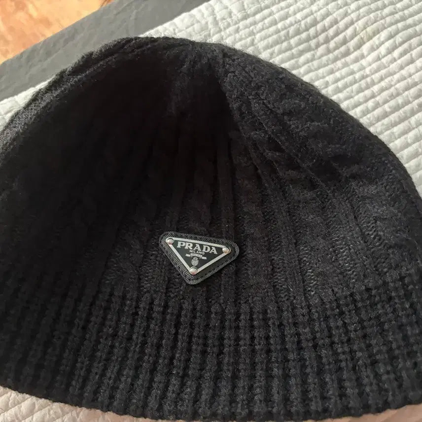[BUNJANG] Prada Wool Bucket Hat Black / 프라다 울 버킷햇