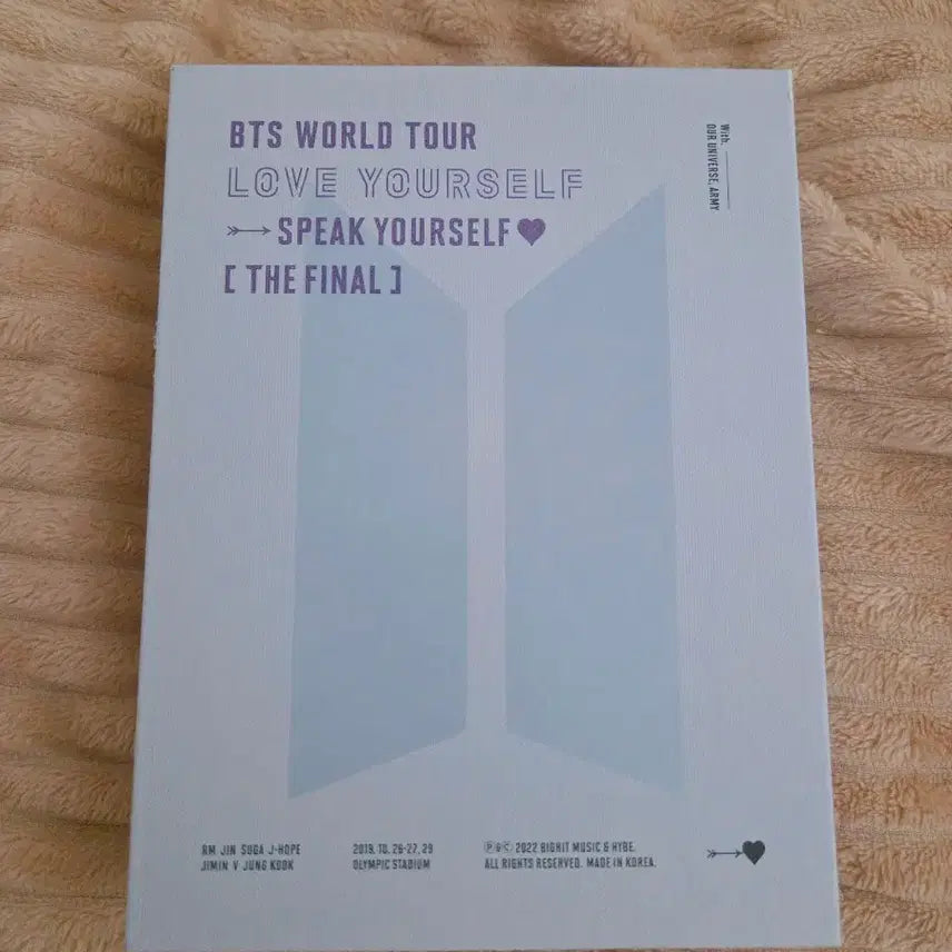 [BUNJANG] BTS Love Yourself Seoul Final DVD / BTS loveyourself 서울 final DVD