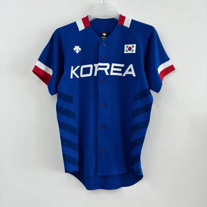 [BUNJANG] Descente 2014 Incheon Asian Games National Team Min Byung-heon Autographed Jersey / 데상트 2014 인천아시아게임 국가대표 민병헌 마킹 선수싸인 유니폼