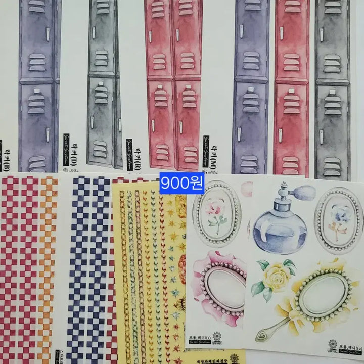 [BUNJANG] Background Props Sticker Set / 배경 소품 인스 스티커