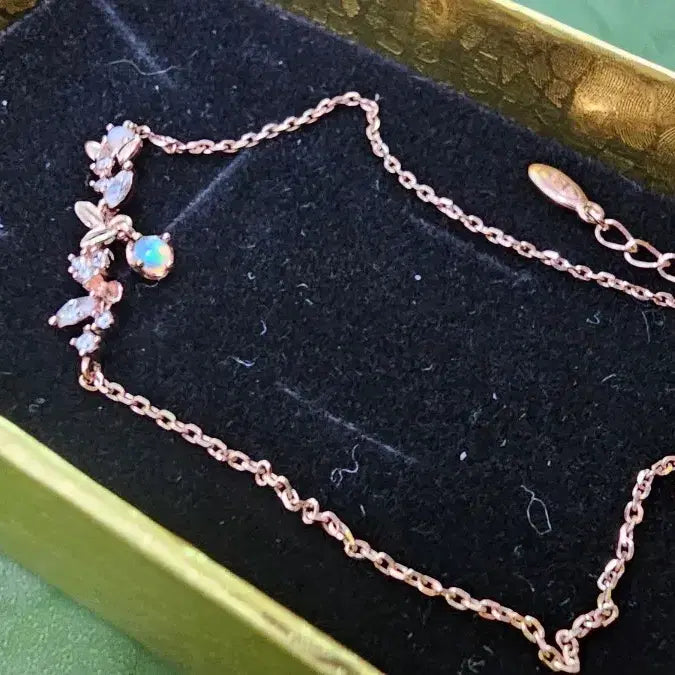 [BUNJANG] 925 Sterling Silver Rose Gold Plated Bracelet with Zirconia / 로즈골드 925 순은  팔찌