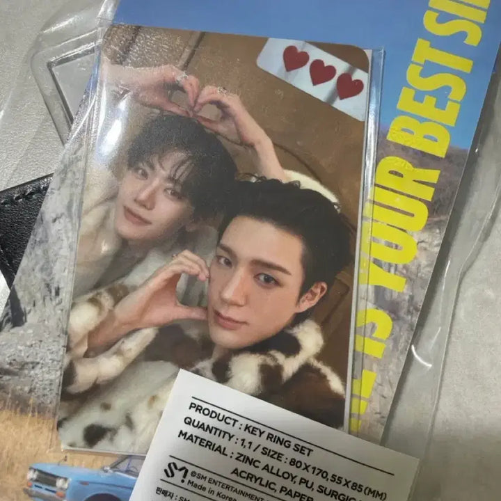 [BUNJANG] NCT JNJM Jeno Jaemin Boss Unit Photocard Set / NCT JNJM 제노 재민 키링 보스사이즈 both sides 유닛 포카