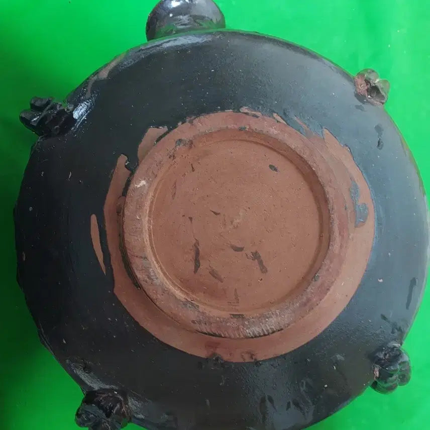 [BUNJANG] Antique Ceramic Turtle Figurine with Ancient Patterns / 고대 문양 장식 도자기 거북이