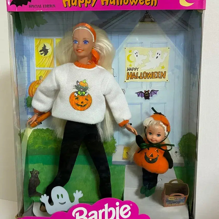 [BUNJANG] 1996 Happy Halloween Barbie &amp; Kelly Doll Set / 빈티지 바비 &amp; 켈리 해피 할로윈