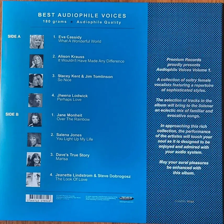 [BUNJANG] Best Audiophile Voices Vol. 1 180g LP (2007 First Pressing) / Best Audiophile Voices Vol. 1 2007년초반 LP